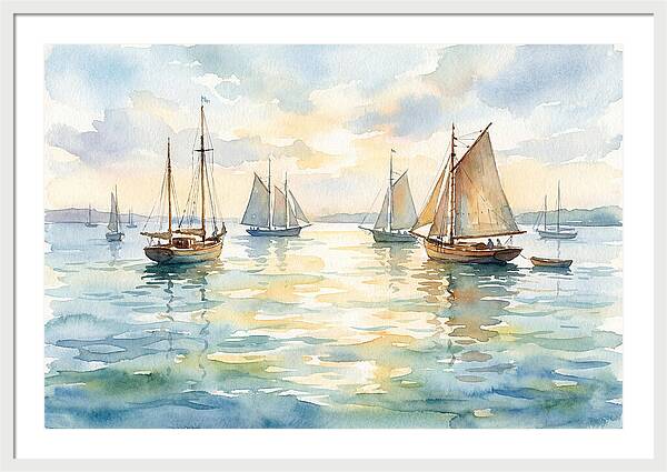 Nautical Serenity At Dusk