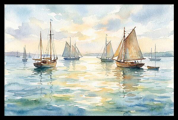 Nautical Serenity At Dusk
