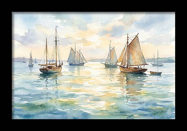 Nautical Serenity At Dusk