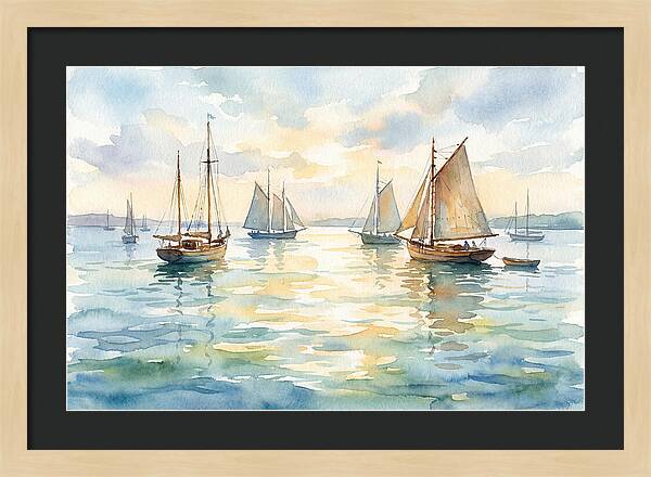 Nautical Serenity At Dusk