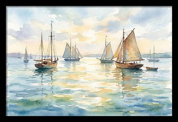 Nautical Serenity At Dusk