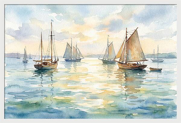 Nautical Serenity At Dusk