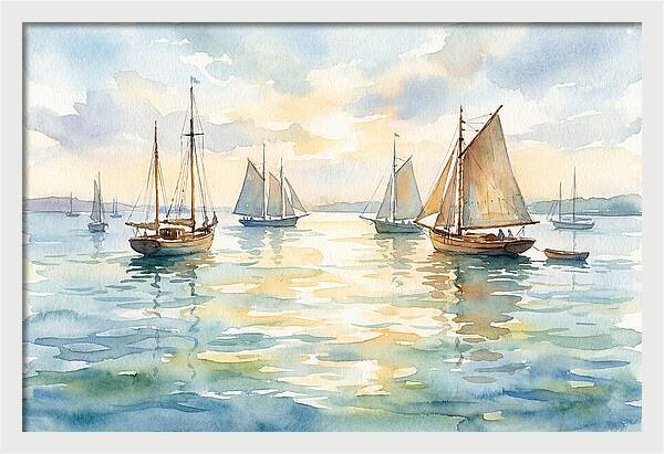 Nautical Serenity At Dusk