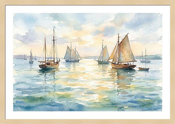 Nautical Serenity At Dusk