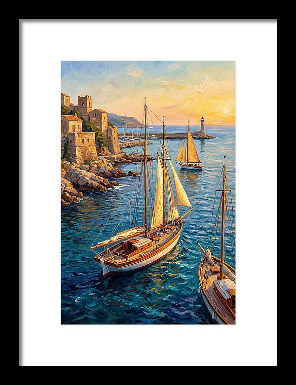 Nautical Serenity At Sunset