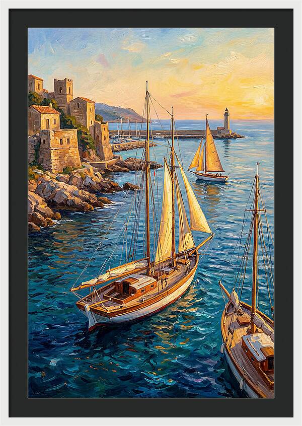 Nautical Serenity At Sunset