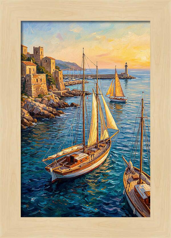 Nautical Serenity At Sunset
