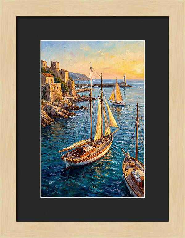 Nautical Serenity At Sunset