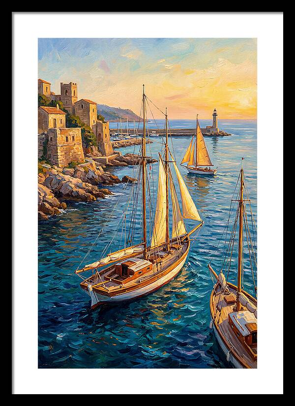 Nautical Serenity At Sunset