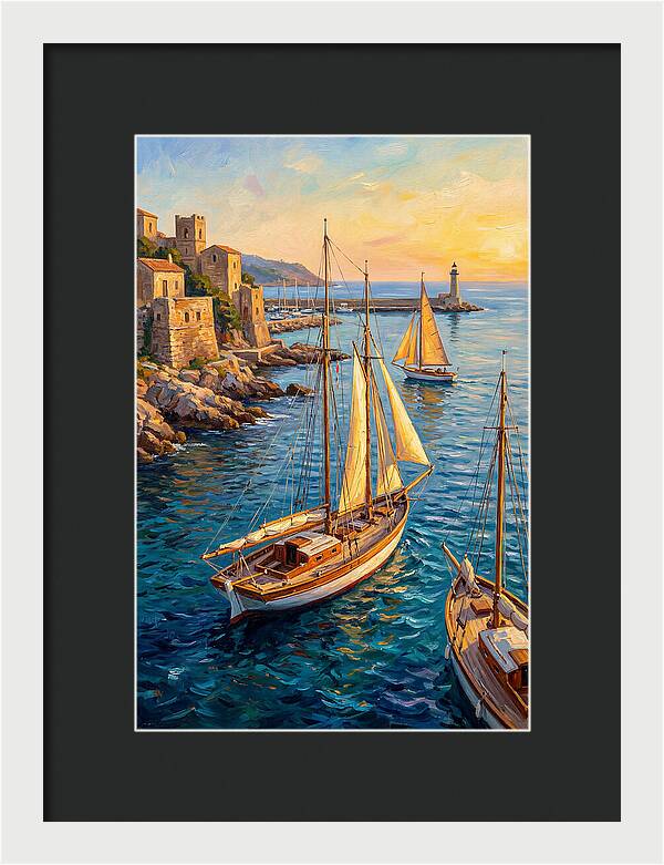 Nautical Serenity At Sunset