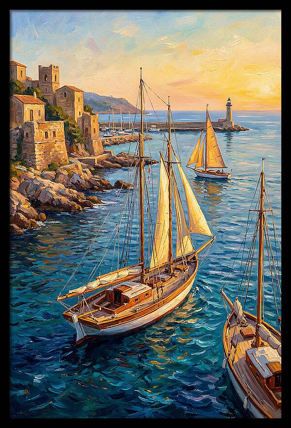 Nautical Serenity At Sunset