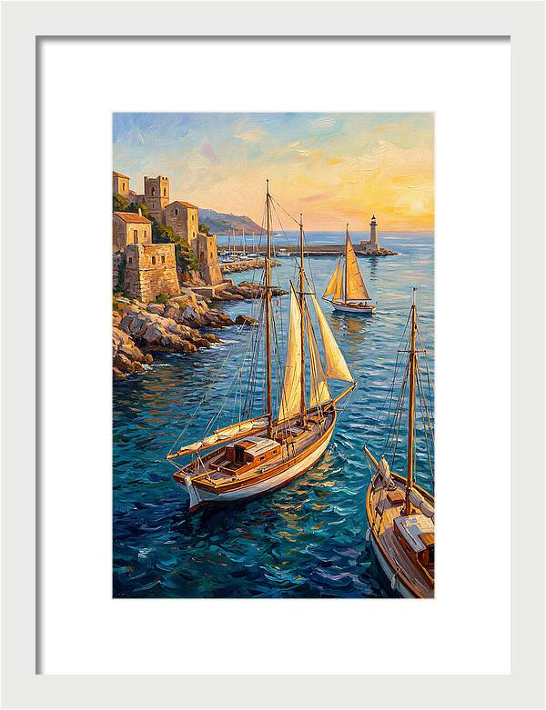 Nautical Serenity At Sunset