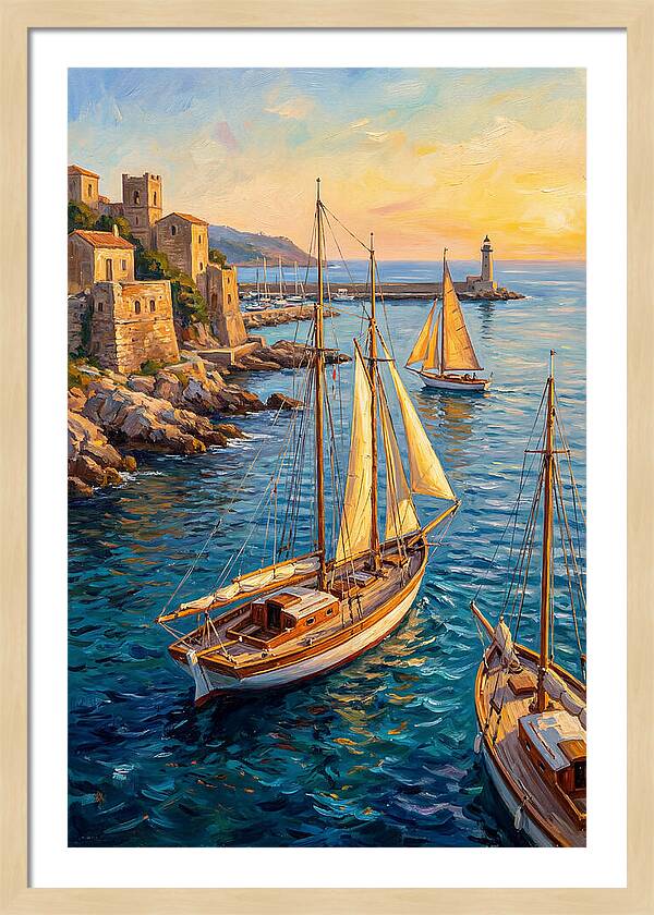 Nautical Serenity At Sunset