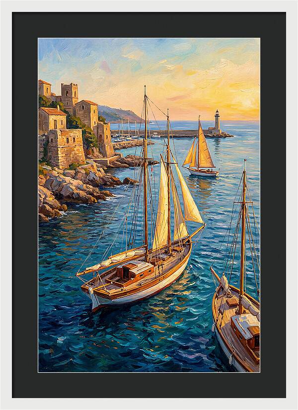 Nautical Serenity At Sunset