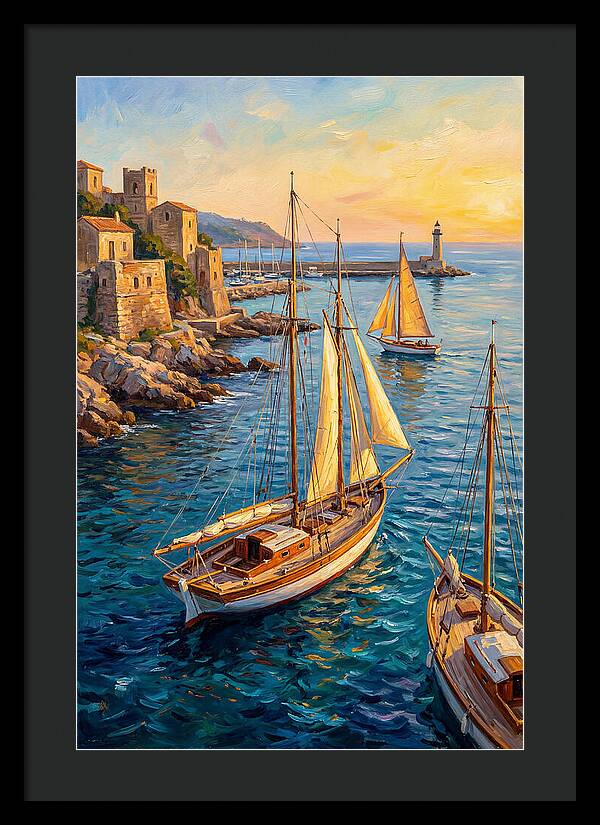 Nautical Serenity At Sunset