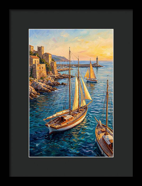 Nautical Serenity At Sunset