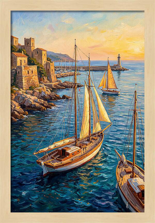 Nautical Serenity At Sunset