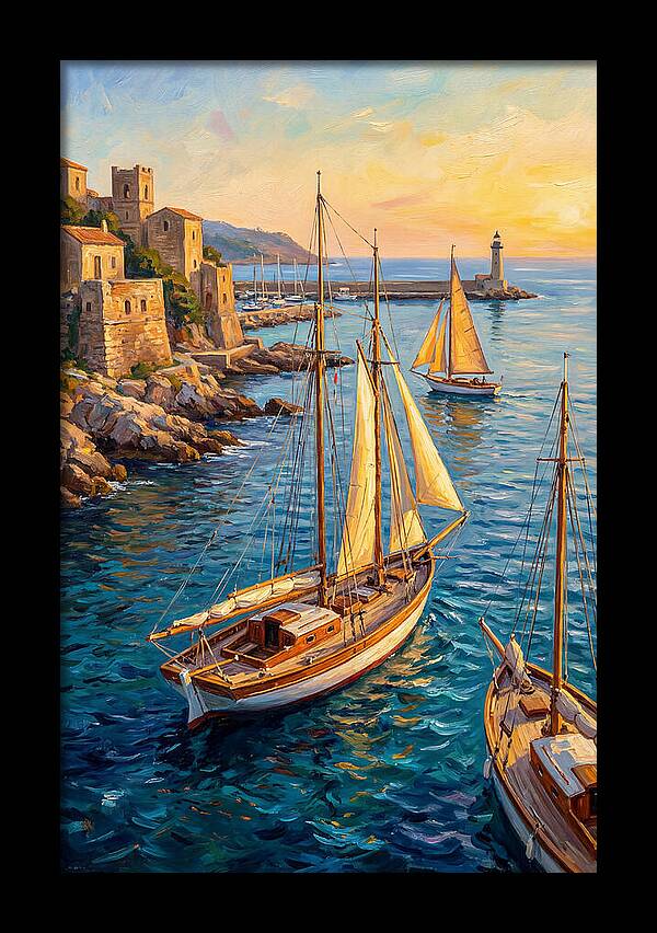 Nautical Serenity At Sunset