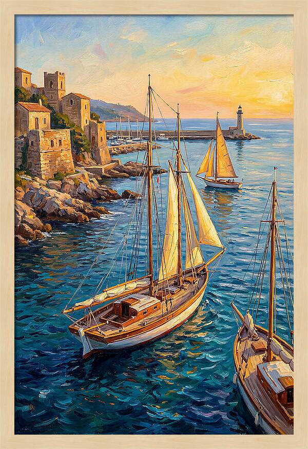 Nautical Serenity At Sunset