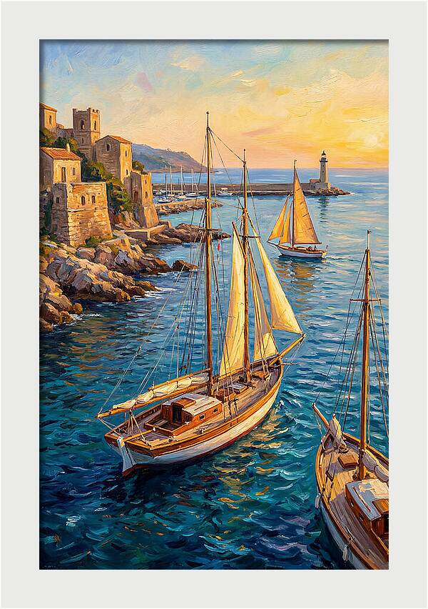Nautical Serenity At Sunset