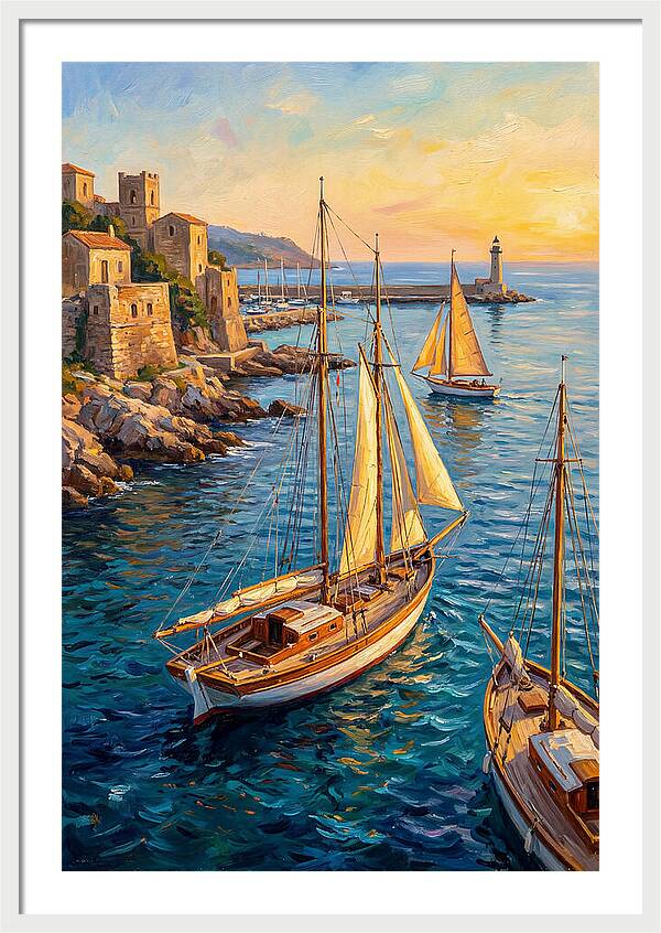 Nautical Serenity At Sunset