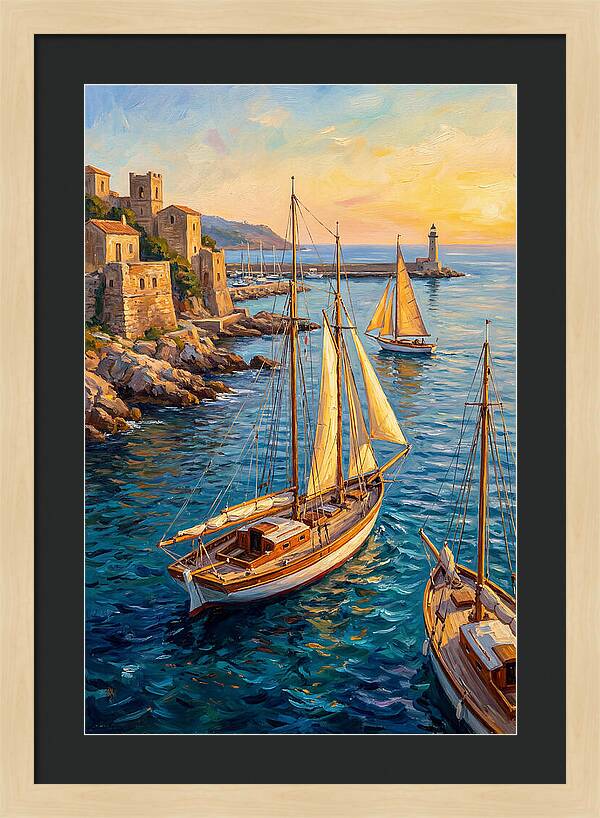 Nautical Serenity At Sunset