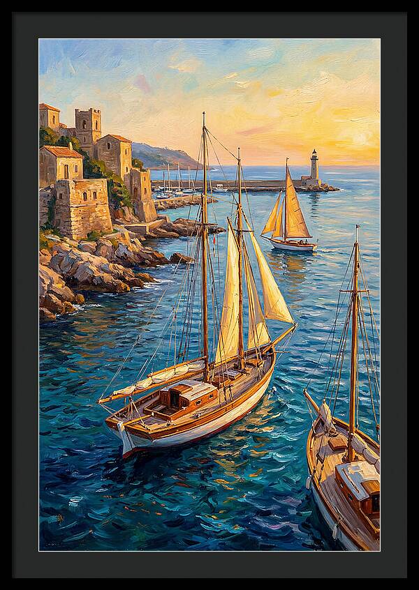 Nautical Serenity At Sunset