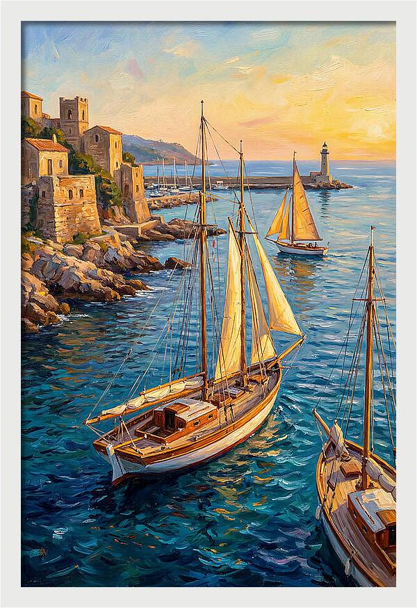 Nautical Serenity At Sunset