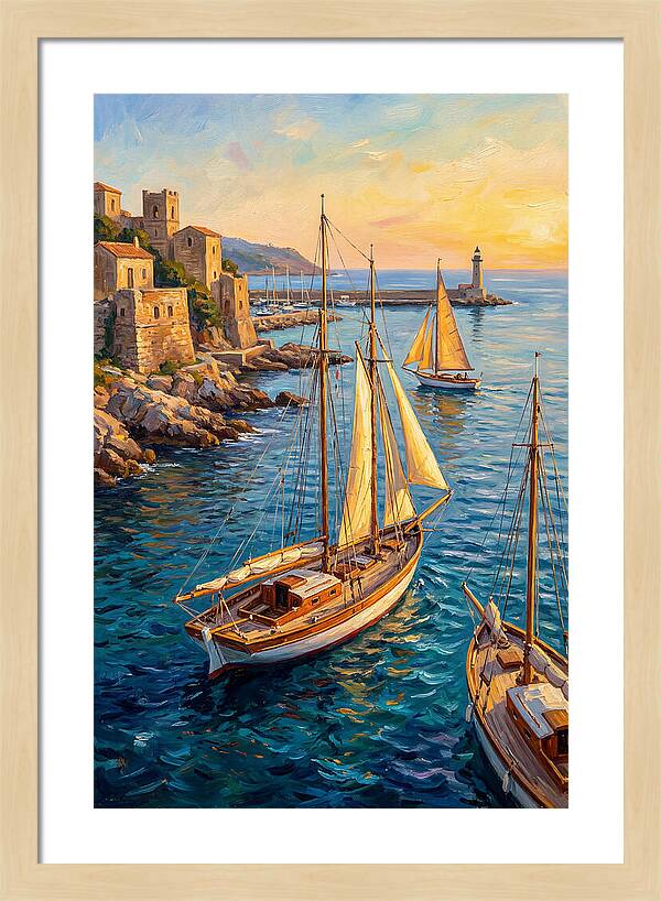 Nautical Serenity At Sunset