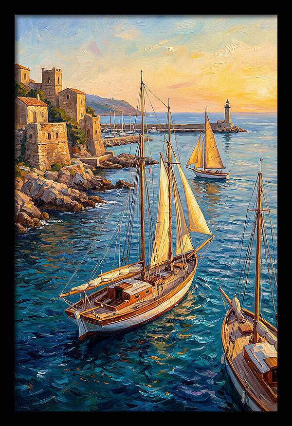 Nautical Serenity At Sunset