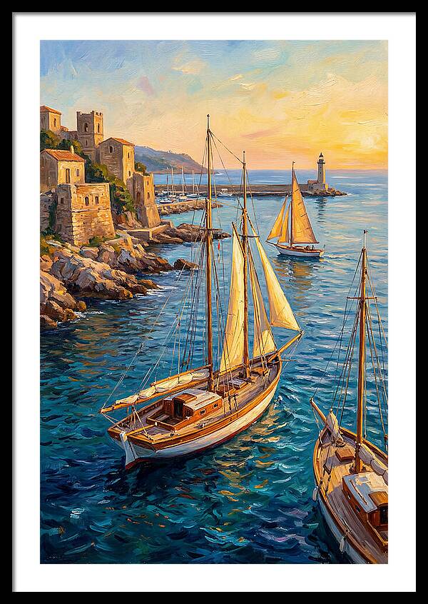 Nautical Serenity At Sunset