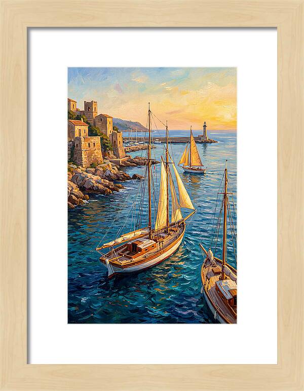 Nautical Serenity At Sunset