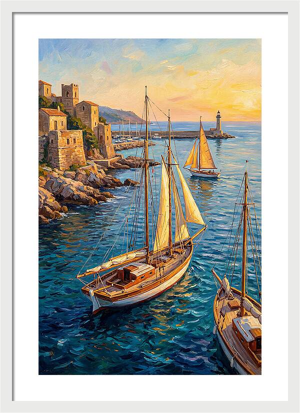 Nautical Serenity At Sunset
