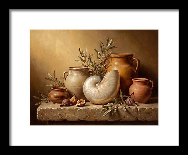Nautilus Still Life Composition