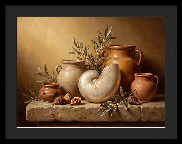 Nautilus Still Life Composition