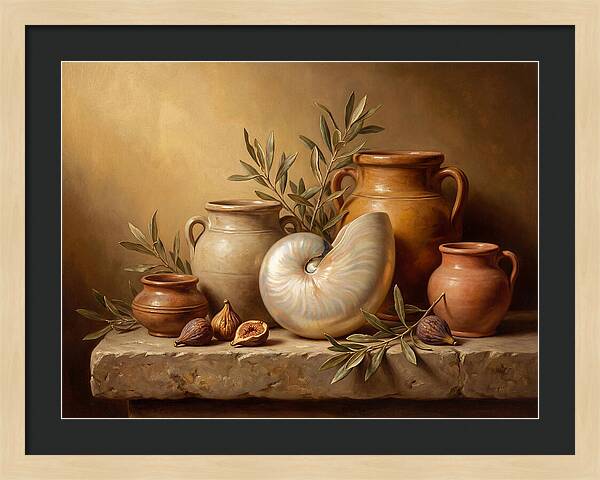 Nautilus Still Life Composition