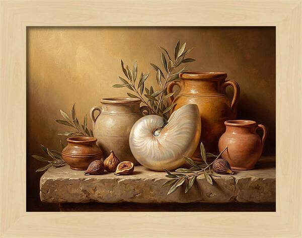 Nautilus Still Life Composition