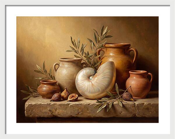 Nautilus Still Life Composition
