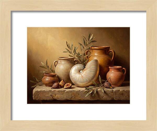 Nautilus Still Life Composition