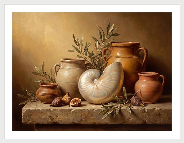 Nautilus Still Life Composition