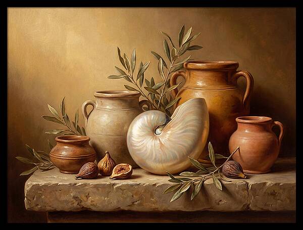 Nautilus Still Life Composition