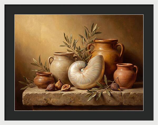 Nautilus Still Life Composition
