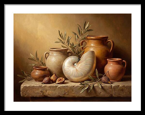 Nautilus Still Life Composition