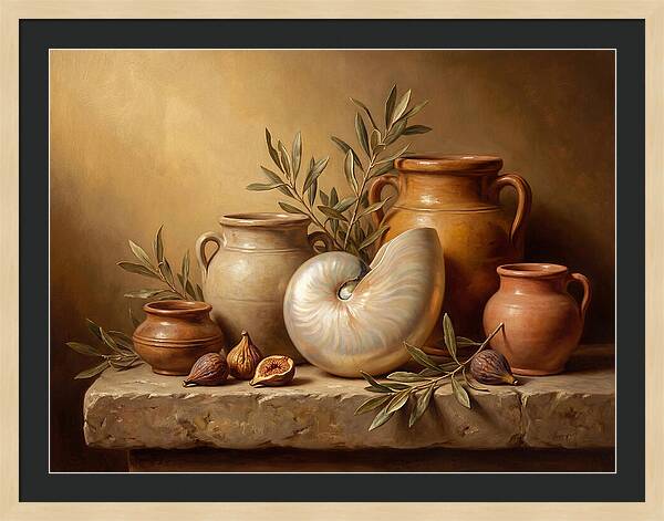 Nautilus Still Life Composition