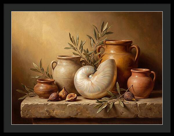 Nautilus Still Life Composition