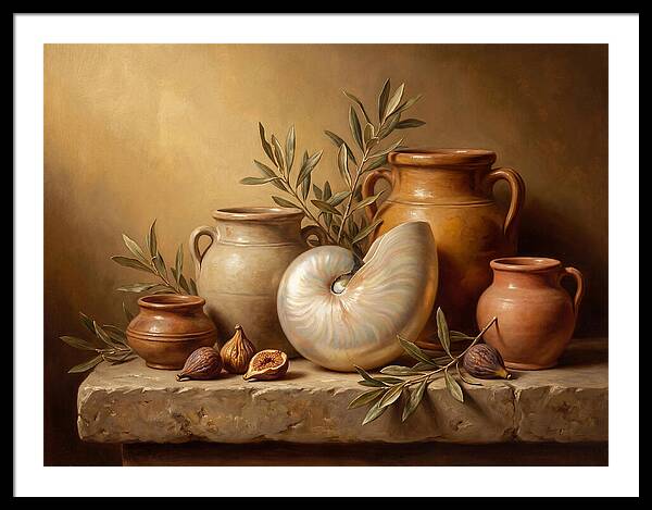 Nautilus Still Life Composition