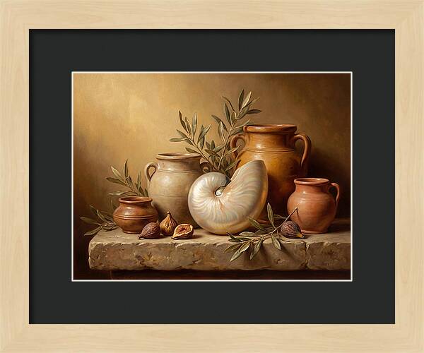 Nautilus Still Life Composition