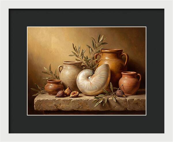 Nautilus Still Life Composition