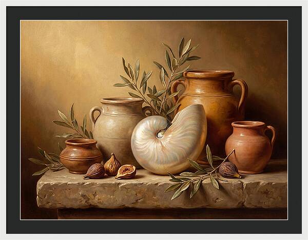 Nautilus Still Life Composition