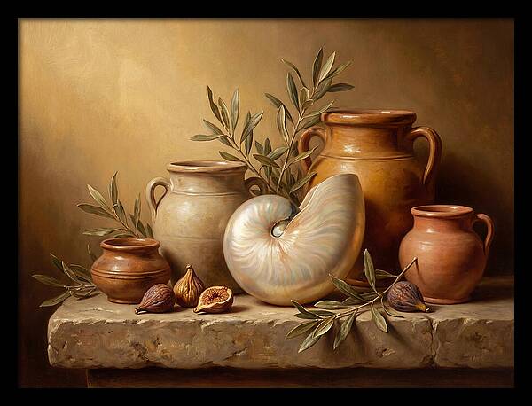 Nautilus Still Life Composition